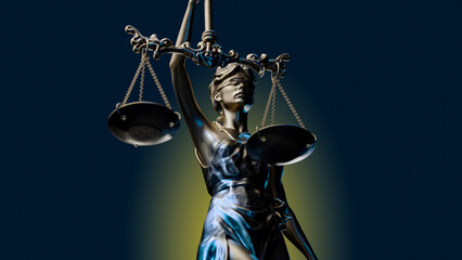 Legal Concept: Themis is Goddess of Justice and law - 780983073