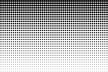 Halftone gradient pattern. Dotted black and white background. Vector polka dot design. Vector illustration. EPS 10.