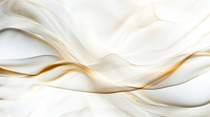A close up of a white and gold swirly design