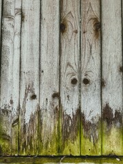 textures and natural aging in a wooden fence 