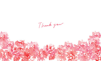Fototapeta premium 水彩画。水彩タッチのカーネーションベクターイラスト。母の日のカーネーションフレーム。Watercolor painting. Carnation vector illustration with watercolor touch. Mother's day carnation frame.