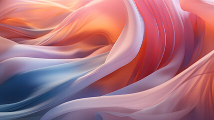 Digital color fantasy wave curve fabric abstract graphic poster web page PPT background