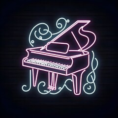 Neon Piano