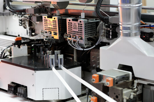 part of double side automatic edge banding machine