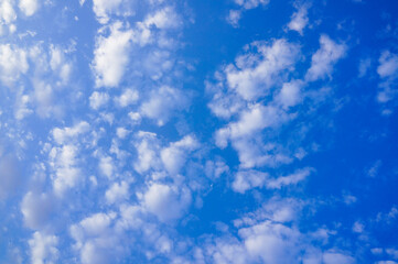 青空と流れる雲