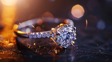 Generative AI : Diamond Ring Engagement Ring
