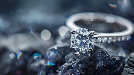 Generative AI : Diamond Ring Engagement Ring
