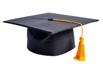 Graduation ha isolated on transparent background