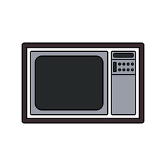 Vector illustration of a 1930 TV