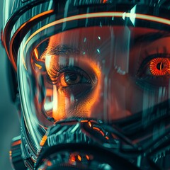 Transport viewers to a new realm of understanding with a rear view image showcasing art and aesthetics through alien eyes Explore unorthodox compositions and futuristic elements 