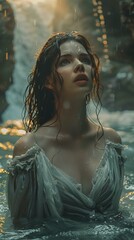 Craft a captivating visual journey with an Over the Shoulder View of art from parallel dimensions Merge reality with fantasy through stunning imagery Showcase the mysterious allure of alternate realms