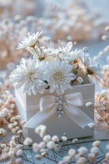 gift box with flowers
