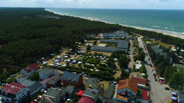 Beautiful Landscape Rowy Piekny Krajobraz Aerial View Poland