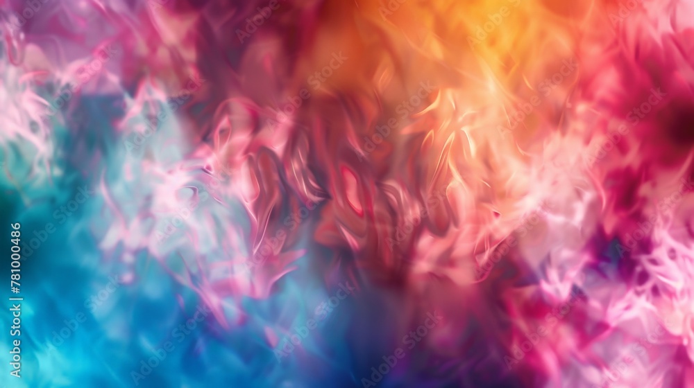 Wall mural colorful abstract smoke background with air smoke