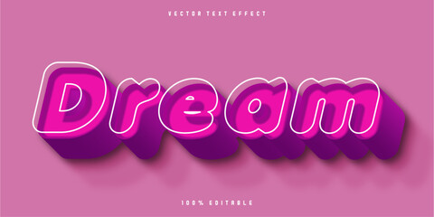 Dream  3D Text Effect