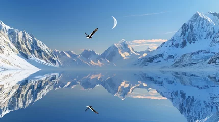 Foto auf Acrylglas Snow mountains © Ameer Images