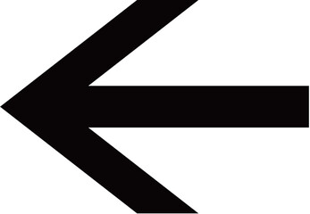 Black arrow pointing to the left