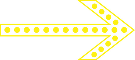 Yellow dotted arrow pointing to the right