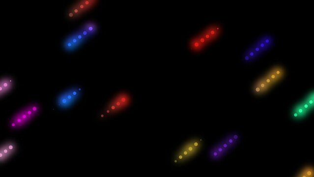 Neon graphic background video 9