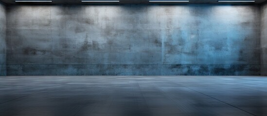 Light seeps through a concrete wall creating a dark, grungy abstract background suitable for studio room displays or product montages