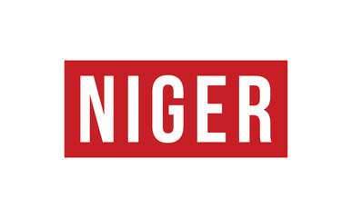 Niger Rubber Stamp Seal Vector