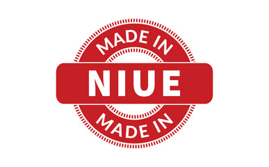 Made In Niue Rubber Stamp