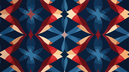 Decorative seamless geometric pattern. Vector illus