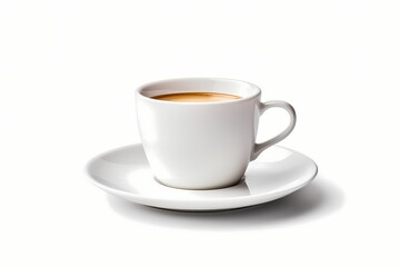 coffe cup isolated on solid white background