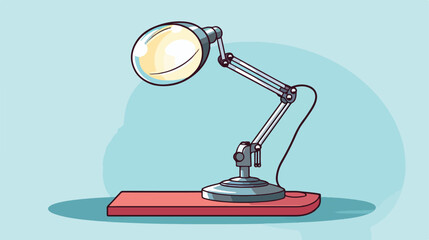 Dental lamp icon illustration vector graphic 2d fla