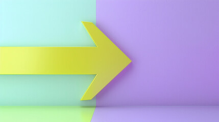 AI art, three-dimensional arrow background