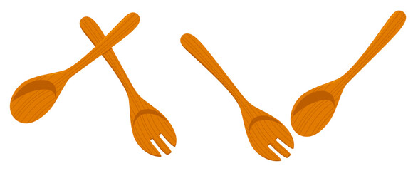 Salad server against white background