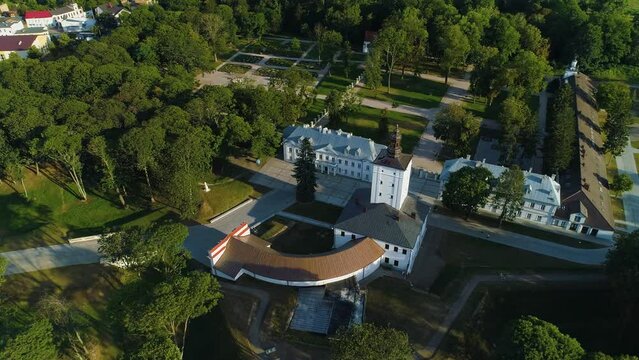 Palace Complex Biala Podlaska Zespol Palacowy Radziwillow Aerial View Poland