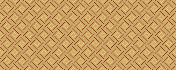 Geometric fabric abstract seamless pattern on grey background. geometric abstract complex with compounds. for vector fashion geometric fabric design. carpet, wallpaper, clothing, wrapping, fabric.