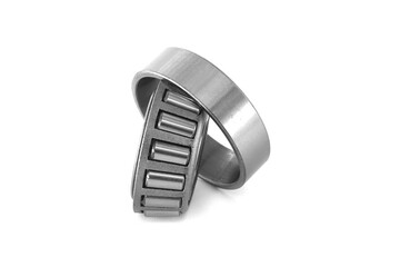 Cylindrical roller bearing isolated on white background