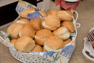 Sandwiches Toddler girl Birthday celebration party decoration