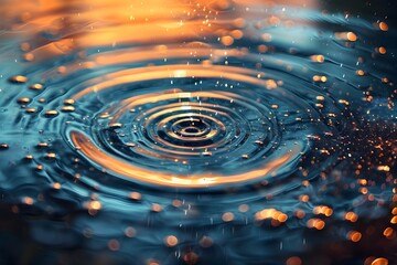 The Ripple Effect:How Our Actions Inspire and Transform Those Around Us - obrazy, fototapety, plakaty