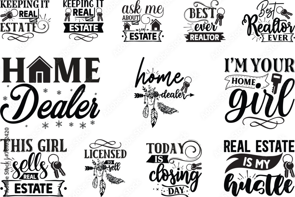 Wall mural Planner T-shirt And SVG Design Bundle, Planner SVG Quotes Design t shirt Bundle, Vector EPS Editable Files , can you download this Design Bundle - Wall murals