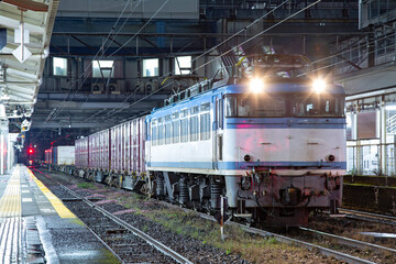 鹿児島本線の貨物列車 EF81