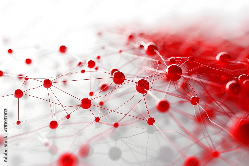 Poster captivating visualization of virtual interconnectivity and technological prowess