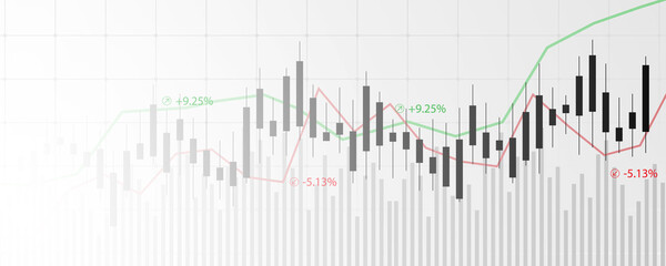 Background image graph technology investment financial marketing banner design advertising media