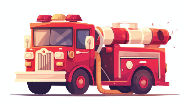 Fire department icon vector image with white backgr