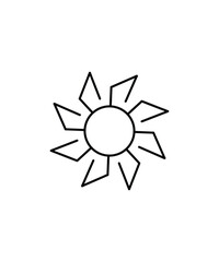flower icon, vector best line icon.