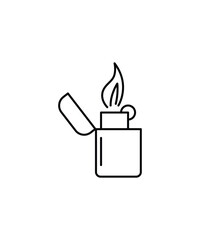 lighter icon, vector best line icon.