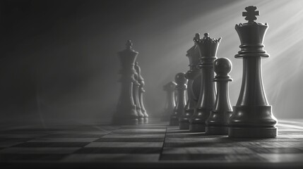 チェス盤とチェスの駒2