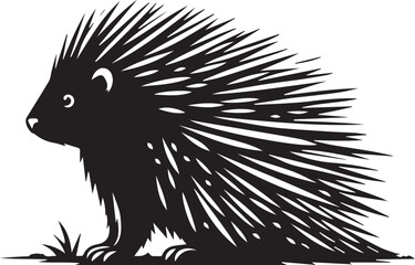 Porcupine  Silhouette Design 