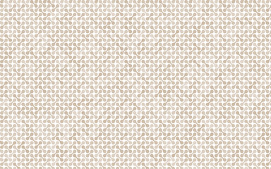 Abstract seamless brown metaball pattern. Vector illustration.