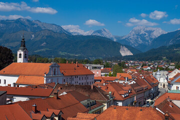 Kamnik, Slovenia - The beautiful Slovenian village of Kamnik during summertime