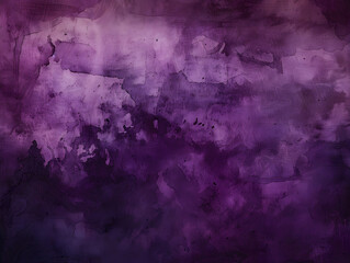 A purple background with splatters of paint. Scene is chaotic and messy. The idea behind the image is to convey a sense of disorder and disarray