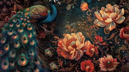 Floral pattern,  Floral pattern images, Seamless patterns with flowers, Floral pattern wallpaper, and Peacock patterns with flowers are also included