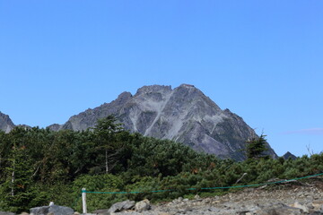 Mt.1kita-Hodaka seen from Mt.Chogatake